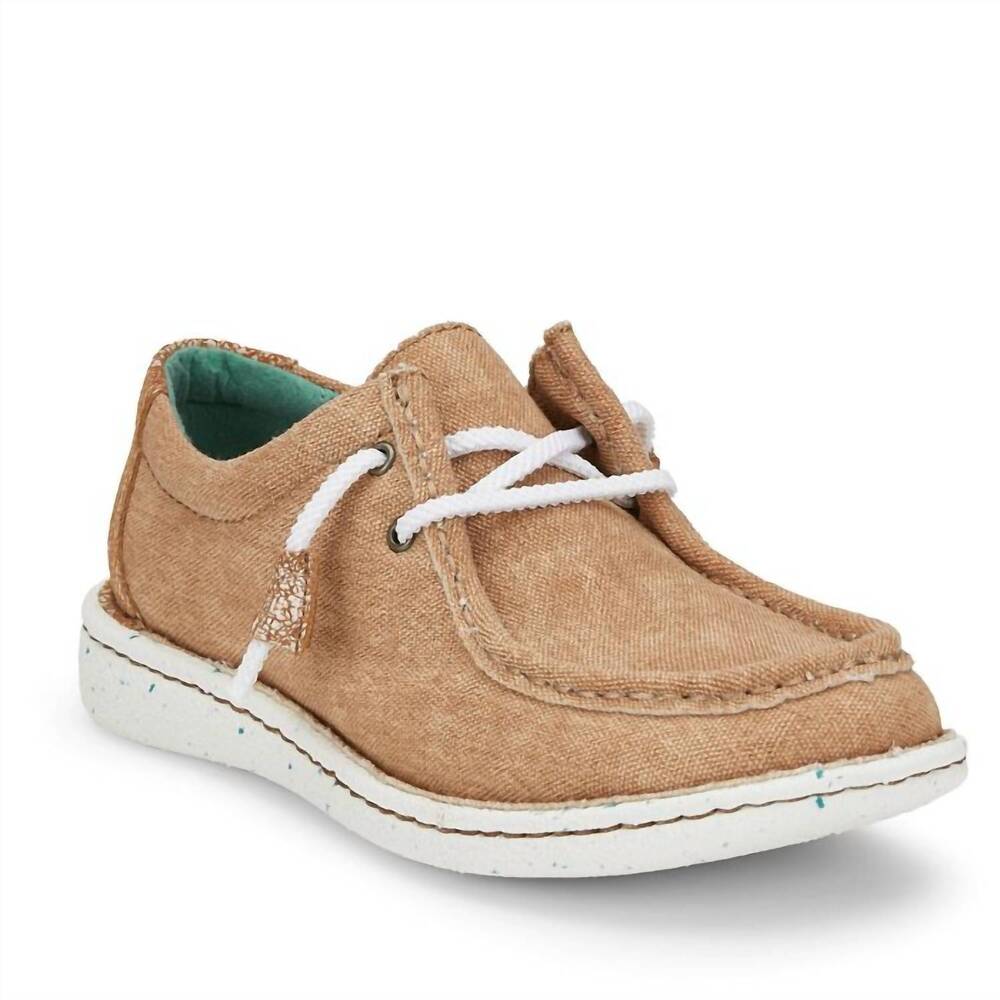 NEW JUSTIN BOOTS women's hazer slip on shoe in honey